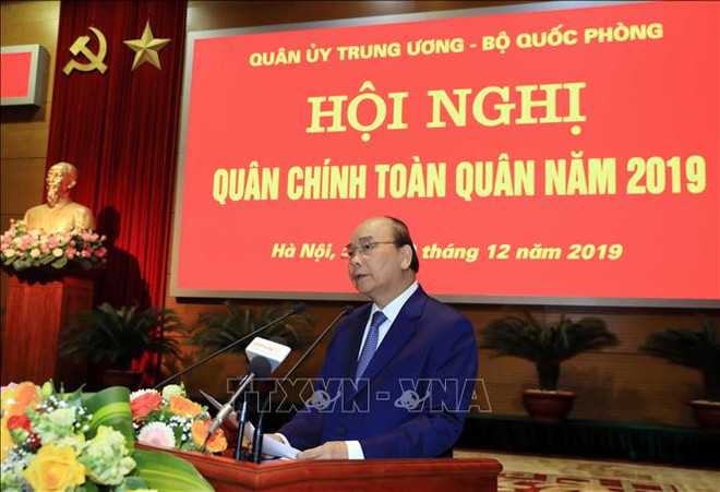 越南政府总理阮春福出席2019年全军军政会议 ảnh 2 越南政府总理阮春福出席2019年全军军政会议 ảnh 2