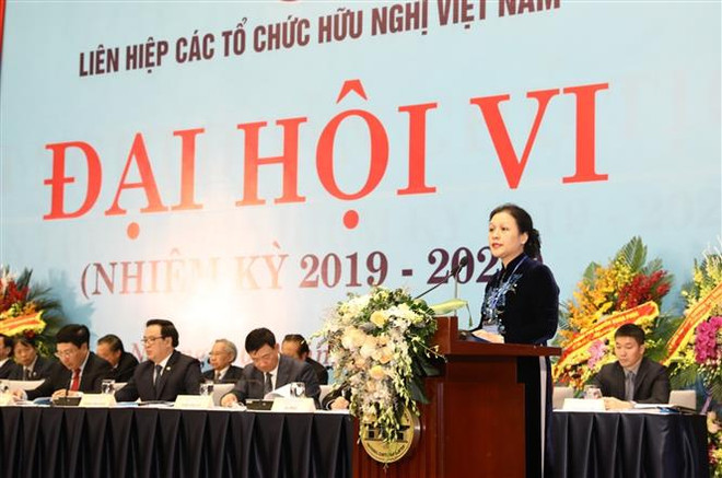 越南友好组织联合会第六次全国代表大会在河内召开 ảnh 2 越南友好组织联合会第六次全国代表大会在河内召开 ảnh 2