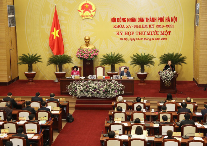 河内市第十五届人民议会第11次会议今日开幕 ảnh 3
