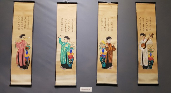 河内鼓行画的最后一代传人 ảnh 1 河内鼓行画的最后一代传人 ảnh 1