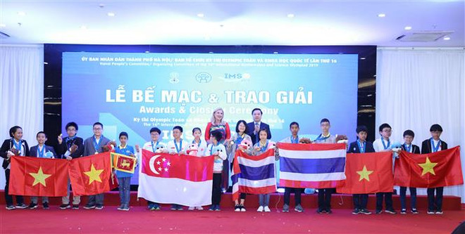 第16届国际小学数学与科学奥林匹克竞赛:越南队夺得15金14银7铜 ảnh 2 第16届国际小学数学与科学奥林匹克竞赛:越南队夺得15金14银7铜 ảnh 2
