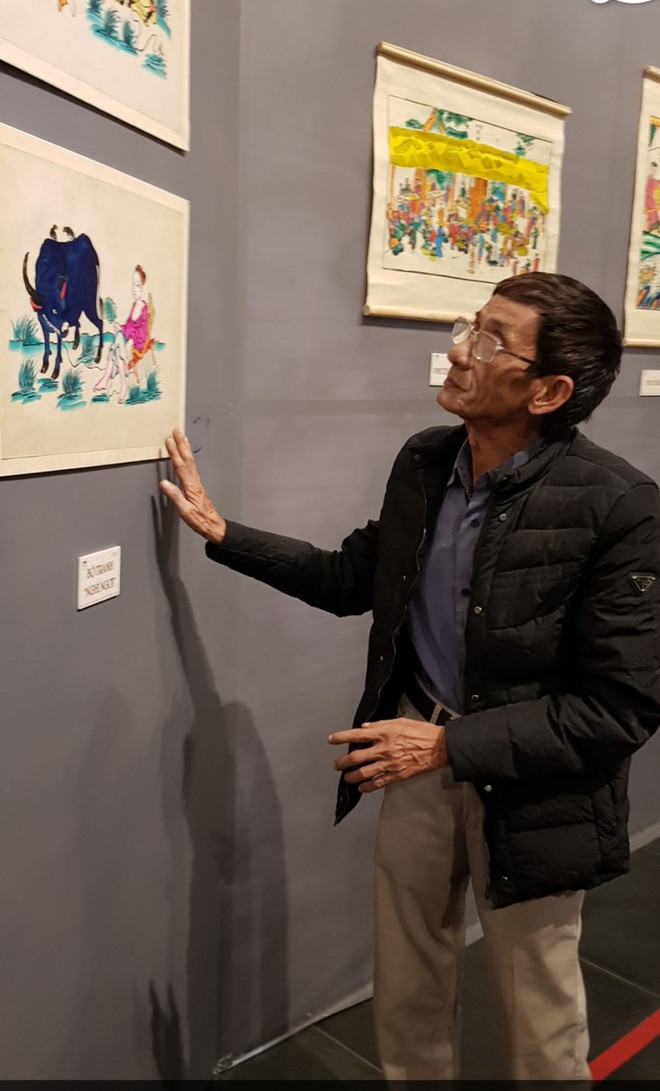 河内鼓行画的最后一代传人 ảnh 2 河内鼓行画的最后一代传人 ảnh 2