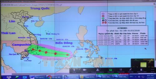 越南主动应对2018年第一号台风“布拉万” ảnh 1 越南主动应对2018年第一号台风“布拉万” ảnh 1