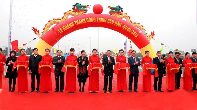 海防市投资总额1550万美元的两座桥正式建成通车 ảnh 1