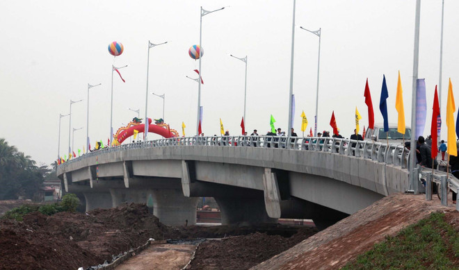 海防市投资总额1550万美元的两座桥正式建成通车 ảnh 2