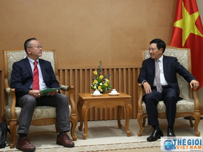 范平明副总理会见亚太劳工网络秘书长吉田翔哉 ảnh 1 范平明副总理会见亚太劳工网络秘书长吉田翔哉 ảnh 1
