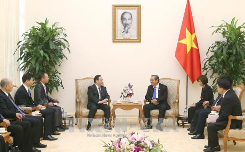 政府常务副总理张和平会见中国公安部常务副部长傅政华 ảnh 1 政府常务副总理张和平会见中国公安部常务副部长傅政华 ảnh 1