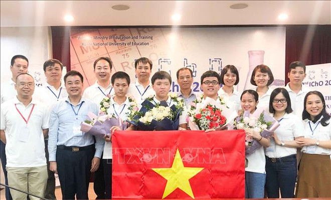 2020年国际化学奥林匹克竞赛:越南队成绩排名世界第二 ảnh 1 2020年国际化学奥林匹克竞赛:越南队成绩排名世界第二 ảnh 1