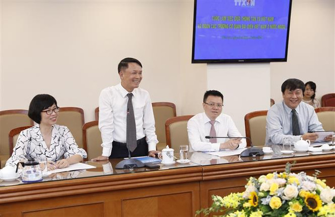提高越通社与越南驻外机构的对外宣传工作质效 ảnh 2 提高越通社与越南驻外机构的对外宣传工作质效 ảnh 2