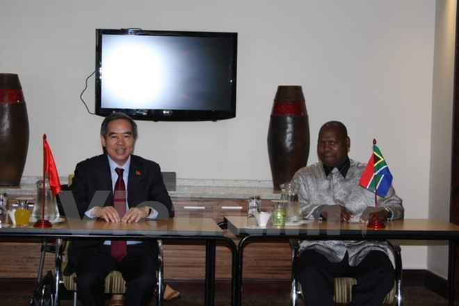 越南共产党代表团对南非进行工作访问 ảnh 1