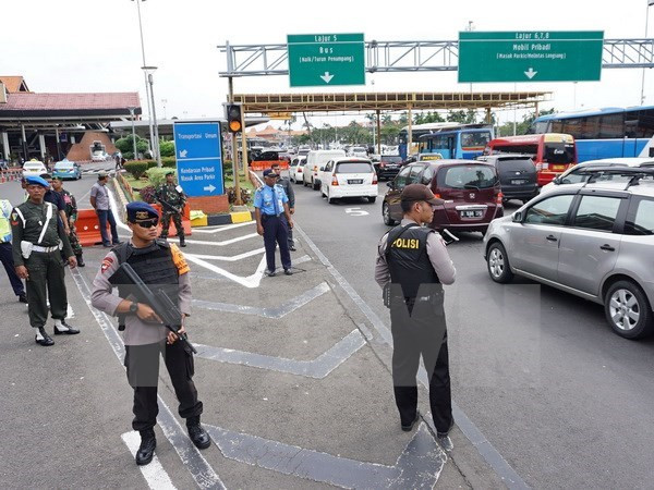 印度尼西亚新年前夕加强安全防范工作 ảnh 1