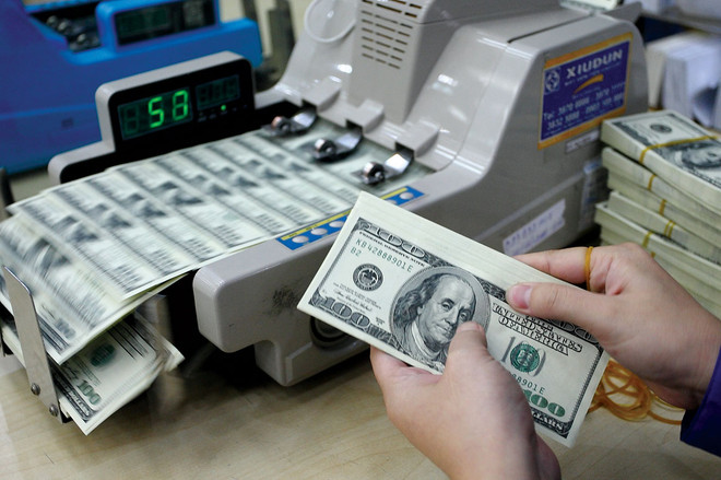 21日越盾兑换美元中心汇率上涨6元 ảnh 1 21日越盾兑换美元中心汇率上涨6元 ảnh 1