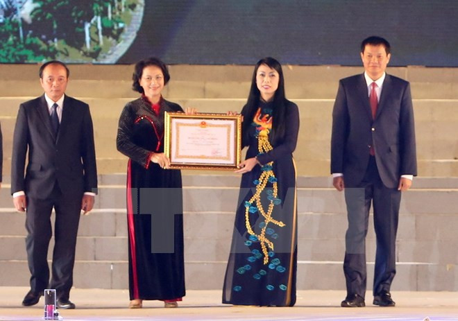 越南国会主席阮氏金银出席永福省重建20周年纪念典礼 ảnh 1 越南国会主席阮氏金银出席永福省重建20周年纪念典礼 ảnh 1