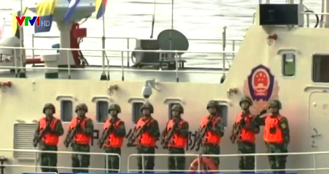 中老缅泰举行湄公河联合巡逻 ảnh 1