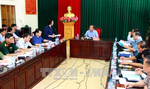 安沛省遭洪水袭击 致6死16失踪 张和平莅临灾区视察 ảnh 1