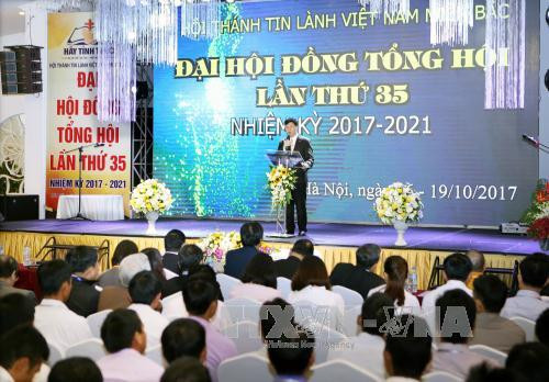 越南北方福音教会总联合会召开第35次大会 ảnh 1 越南北方福音教会总联合会召开第35次大会 ảnh 1