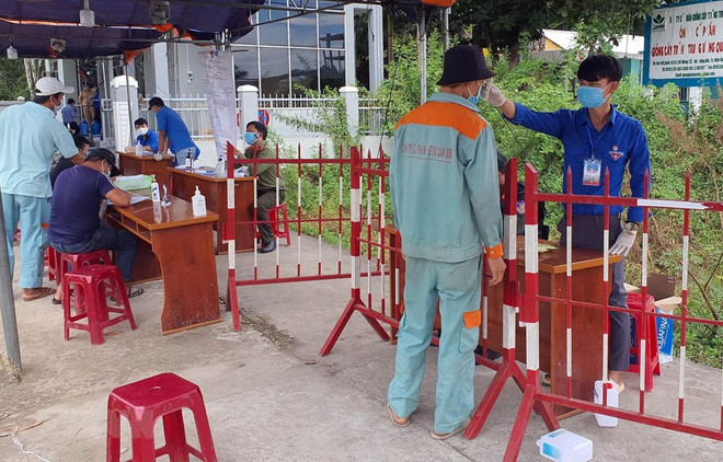 广南省奠磐市的所有5个隔离区正式得到解除 ảnh 1