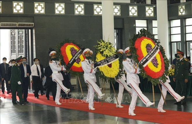 黎可漂同志国葬:近660支国内外代表团前来吊唁 ảnh 1 黎可漂同志国葬:近660支国内外代表团前来吊唁 ảnh 1
