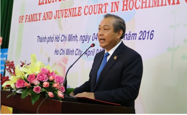 胡志明市家庭与未成年人法庭正式成立 ảnh 1