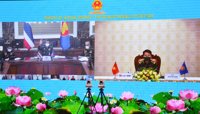 东盟国防机构在支持边境管理和保护工作中的作用研讨会在线举行 ảnh 2
