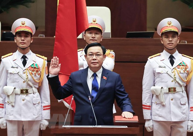 柬埔寨国会主席韩桑林致信祝贺王廷惠被选为越南国会主席 ảnh 1 柬埔寨国会主席韩桑林致信祝贺王廷惠被选为越南国会主席 ảnh 1