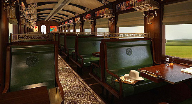 乘坐火车旅游专列观赏越南美景新体验 ảnh 2