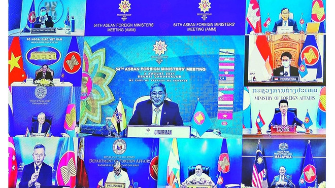 东盟肯定其核心地位 ảnh 1