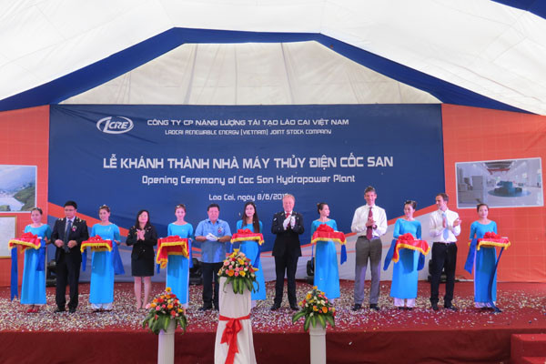 越南北部使用外资建设的首家水电站竣工 ảnh 1 越南北部使用外资建设的首家水电站竣工 ảnh 1