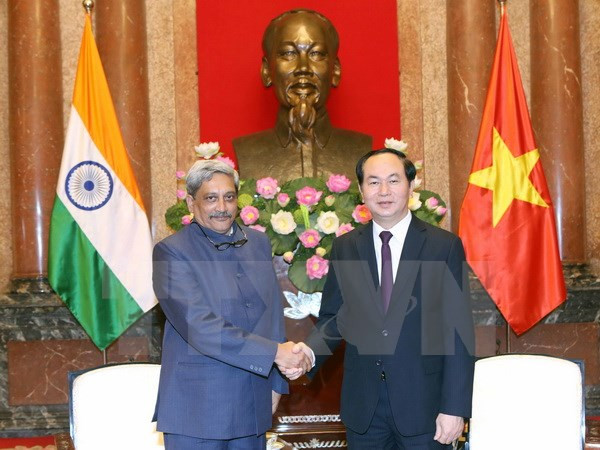 越南国家主席陈大光分别会见法国和印度国防部长 ảnh 2 越南国家主席陈大光分别会见法国和印度国防部长 ảnh 2