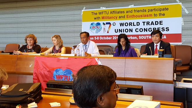 越南劳动总联合会主席裴文强出席第105届国际劳工大会 ảnh 1 越南劳动总联合会主席裴文强出席第105届国际劳工大会 ảnh 1