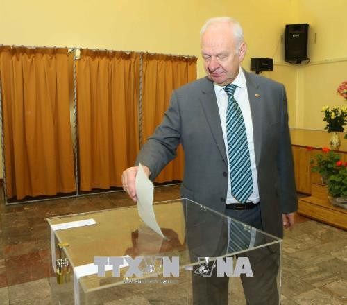 18日 在越南俄罗斯公民陆续参加总统选举投票 ảnh 1