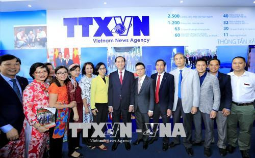 国家主席陈大光出席2018年全国报刊展闭幕仪式 ảnh 1 国家主席陈大光出席2018年全国报刊展闭幕仪式 ảnh 1