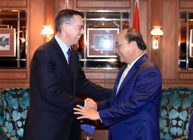 政府总理阮春福会见新西兰各家企业领导 ảnh 1 政府总理阮春福会见新西兰各家企业领导 ảnh 1