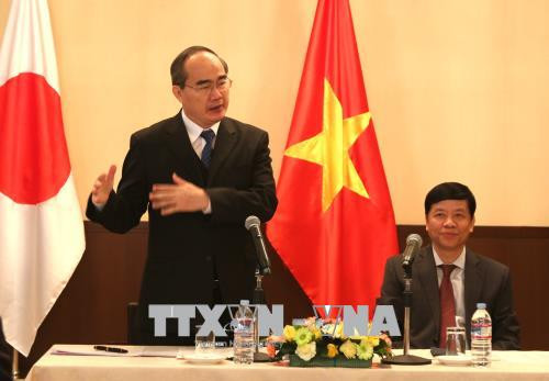 胡志明市委书记阮善仁对日本进行访问 ảnh 1 胡志明市委书记阮善仁对日本进行访问 ảnh 1