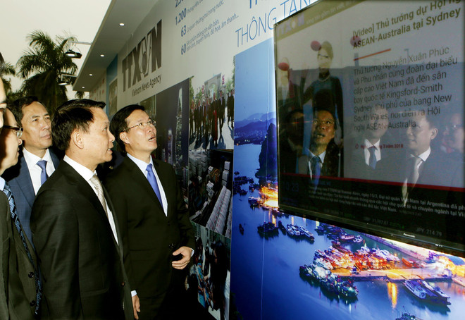 2018年越南全国报刊展正式开展 ảnh 2 2018年越南全国报刊展正式开展 ảnh 2