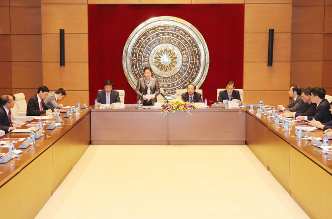 越南国会主席阮氏金银会见越南中小企业协会代表 ảnh 1 越南国会主席阮氏金银会见越南中小企业协会代表 ảnh 1