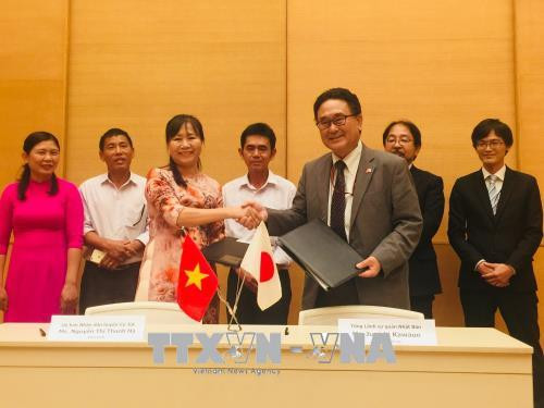 日本为改善越南各地方基础设施提供无偿援助 ảnh 1