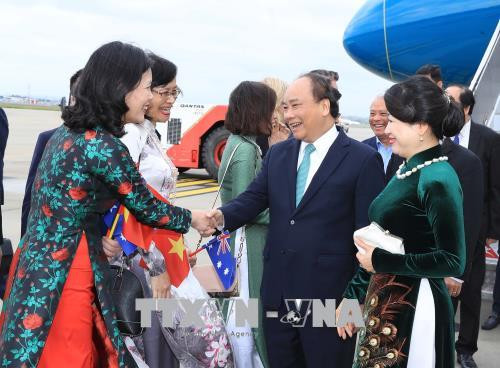 阮春福前往澳大利亚悉尼市出席东盟—澳大利亚特别峰会 ảnh 1 阮春福前往澳大利亚悉尼市出席东盟—澳大利亚特别峰会 ảnh 1