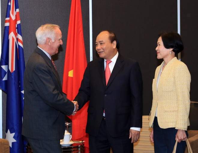 政府总理阮春福会见美国前任驻越大使 ảnh 2 政府总理阮春福会见美国前任驻越大使 ảnh 2