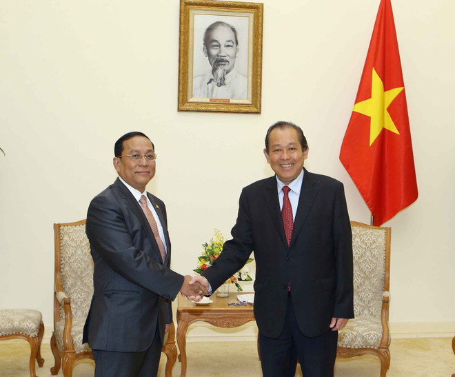 努力推动越南与缅甸合作走向深入 ảnh 1 努力推动越南与缅甸合作走向深入 ảnh 1