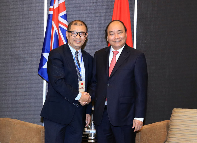 政府总理阮春福会见在澳越南企业家和科学家代表 ảnh 1 政府总理阮春福会见在澳越南企业家和科学家代表 ảnh 1