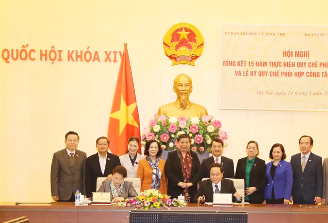 越南国会常委会与祖国阵线中央主席团工作协调计划取得重要成果 ảnh 2 越南国会常委会与祖国阵线中央主席团工作协调计划取得重要成果 ảnh 2
