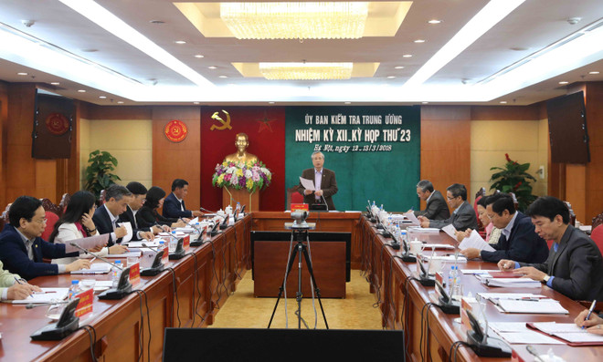越共中央检查委员会第23次会议召开 ảnh 2 越共中央检查委员会第23次会议召开 ảnh 2