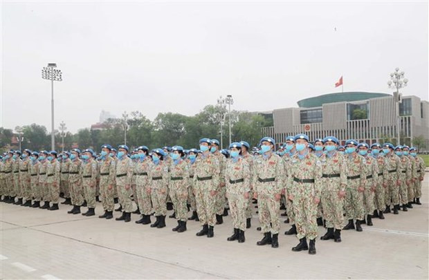 越南在联合国维和行动力量举行越南国庆77周年纪念典礼 ảnh 2