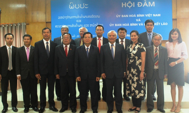 越南和平委员会和老挝和平与团结委员会强化合作 ảnh 2