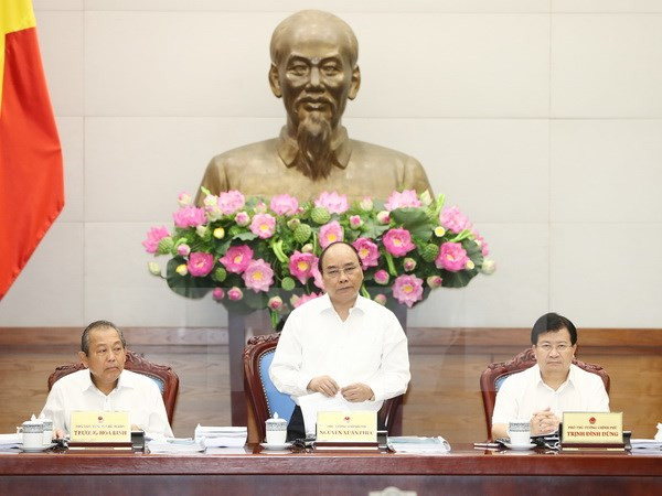 越南政府总理召开政府立法工作专题会议 ảnh 1 越南政府总理召开政府立法工作专题会议 ảnh 1
