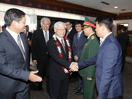 越共中央总书记阮富仲访问印尼和缅甸为双边关系吹来一阵新风 ảnh 1 越共中央总书记阮富仲访问印尼和缅甸为双边关系吹来一阵新风 ảnh 1