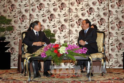 胡志明市领导会见中国政协外事委员会代表团 ảnh 1