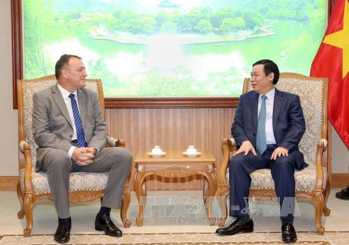 政府副总理王廷惠会见比利时、斯洛伐克和欧盟驻越南大使 ảnh 2