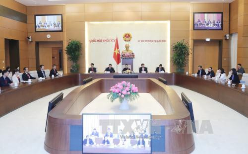 越南国会主席阮氏金银会见日本自由民主党青年局年轻议员代表团 ảnh 3